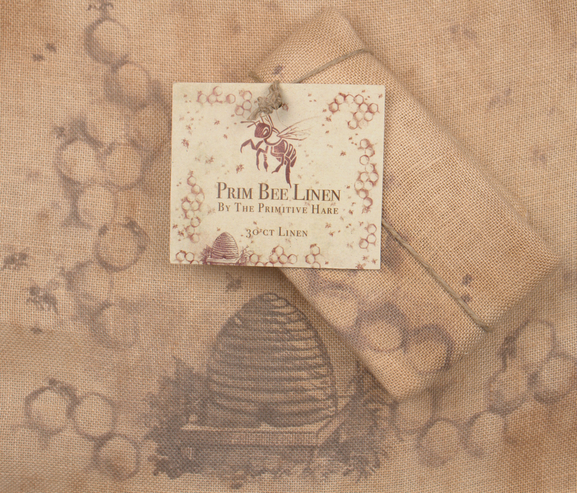 30 Count Prim Bee Linen Standard Cut
