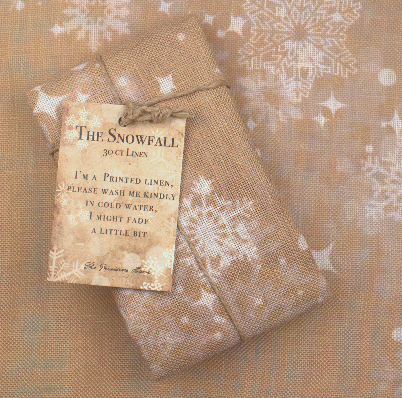 30 Count Snowfall Linen Standard Cut