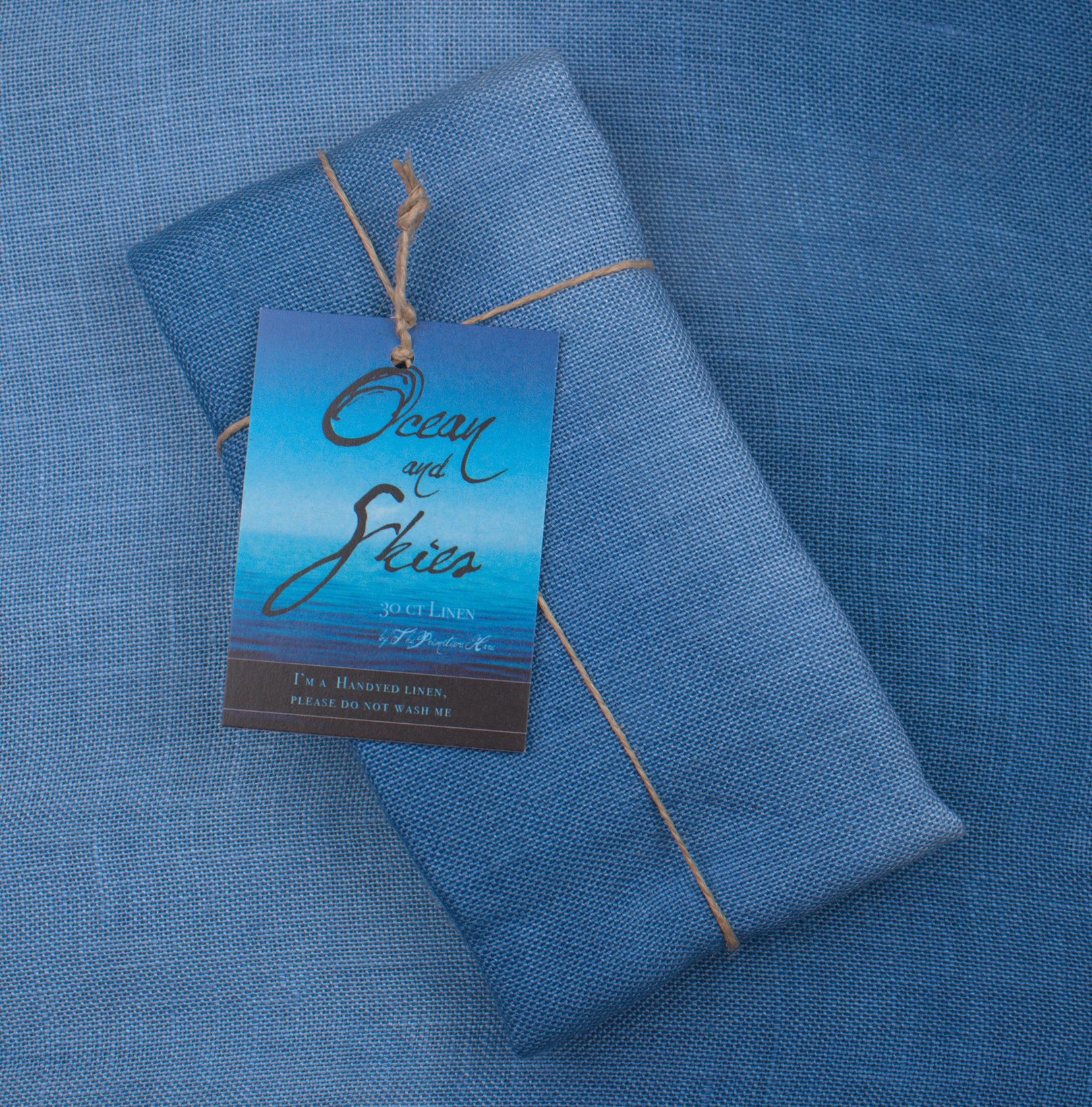30 Count Ocean and Skies Linen Big Cut