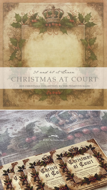30 Count Christmas at Court Linen Standard Cut