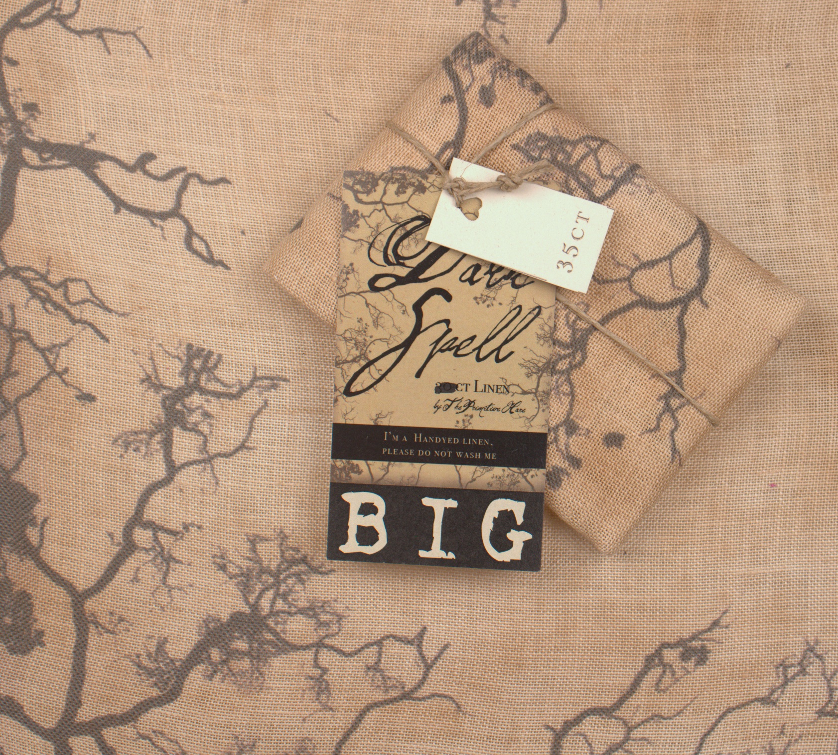 35 Count Dark Spell Linen Big Cut