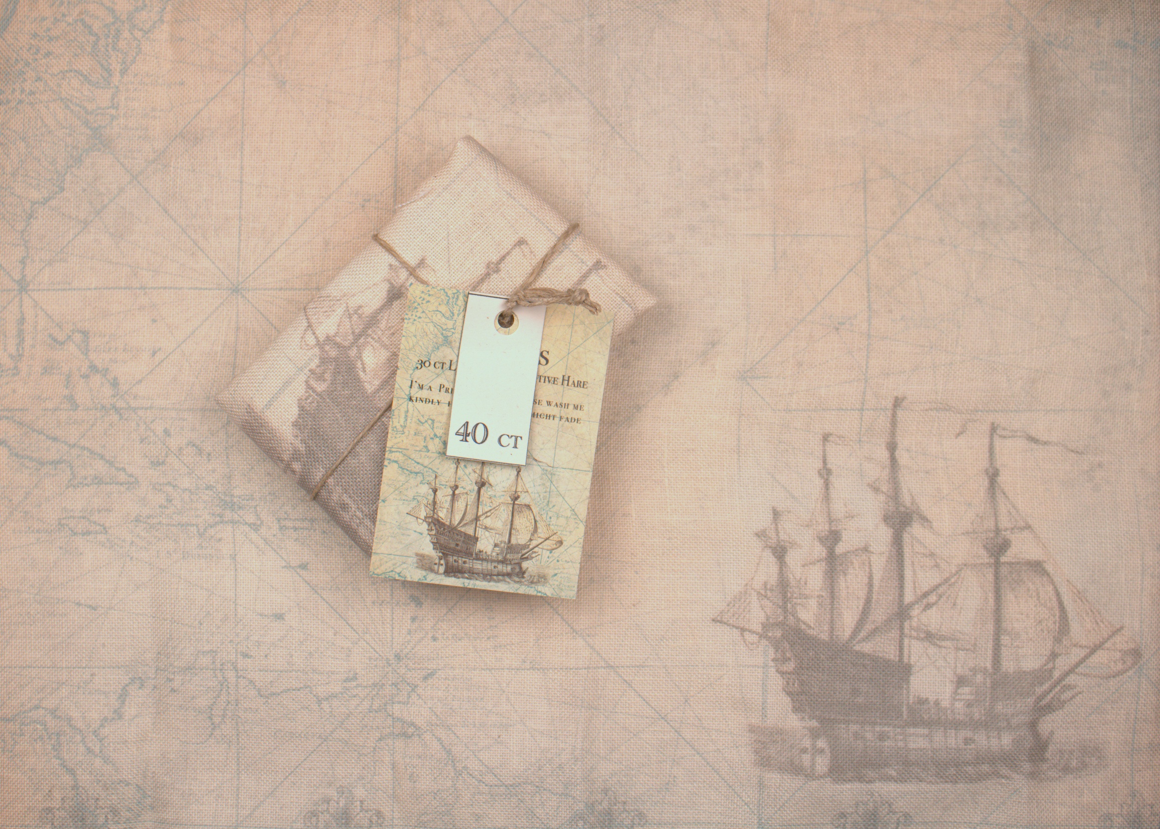 40 Count Pirates Linen Standard Cut