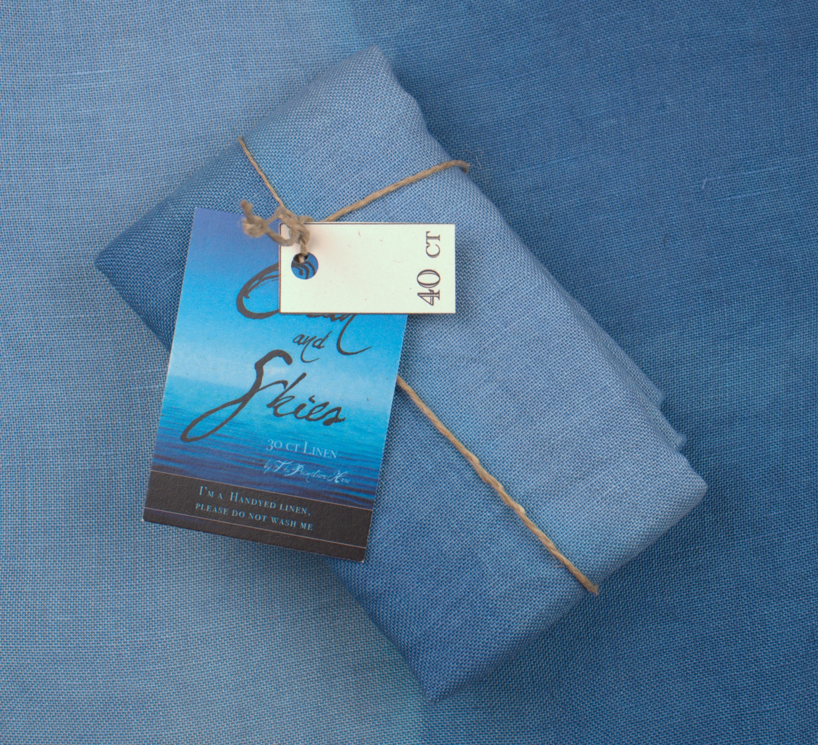 40 Count Ocean and Skies Linen Standard Cut