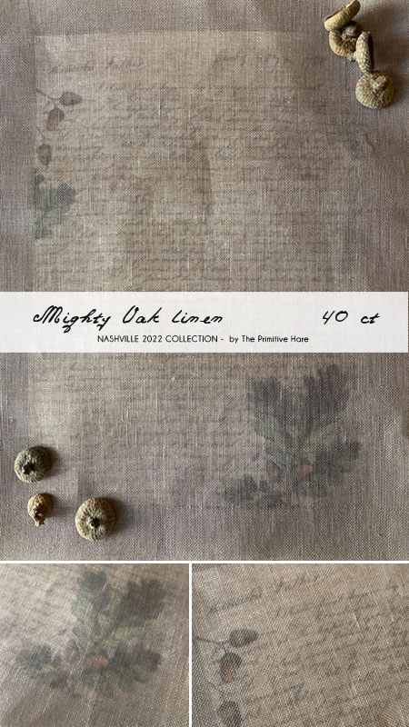 40 Count Mighty Oak Linen Standard Cut