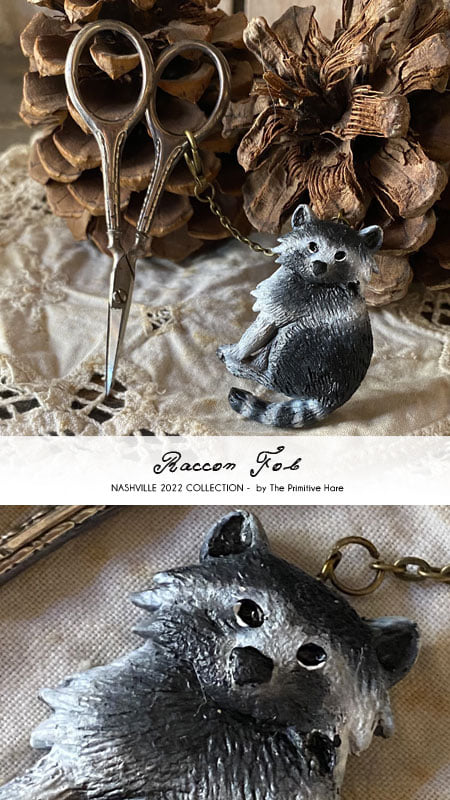 Raccoon - Scissor Fob