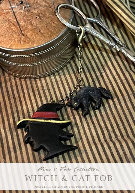 Witch And Cat - Scissor Fob