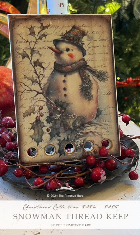 Snowman - Christmas Thread Keep