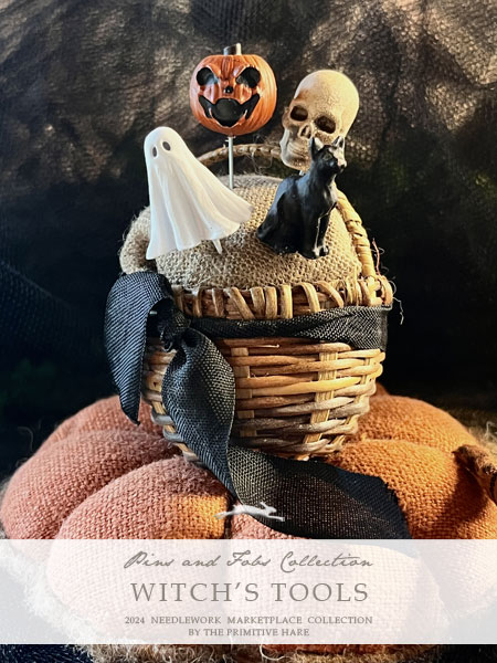 Witch's Tool Halloween Pin Set