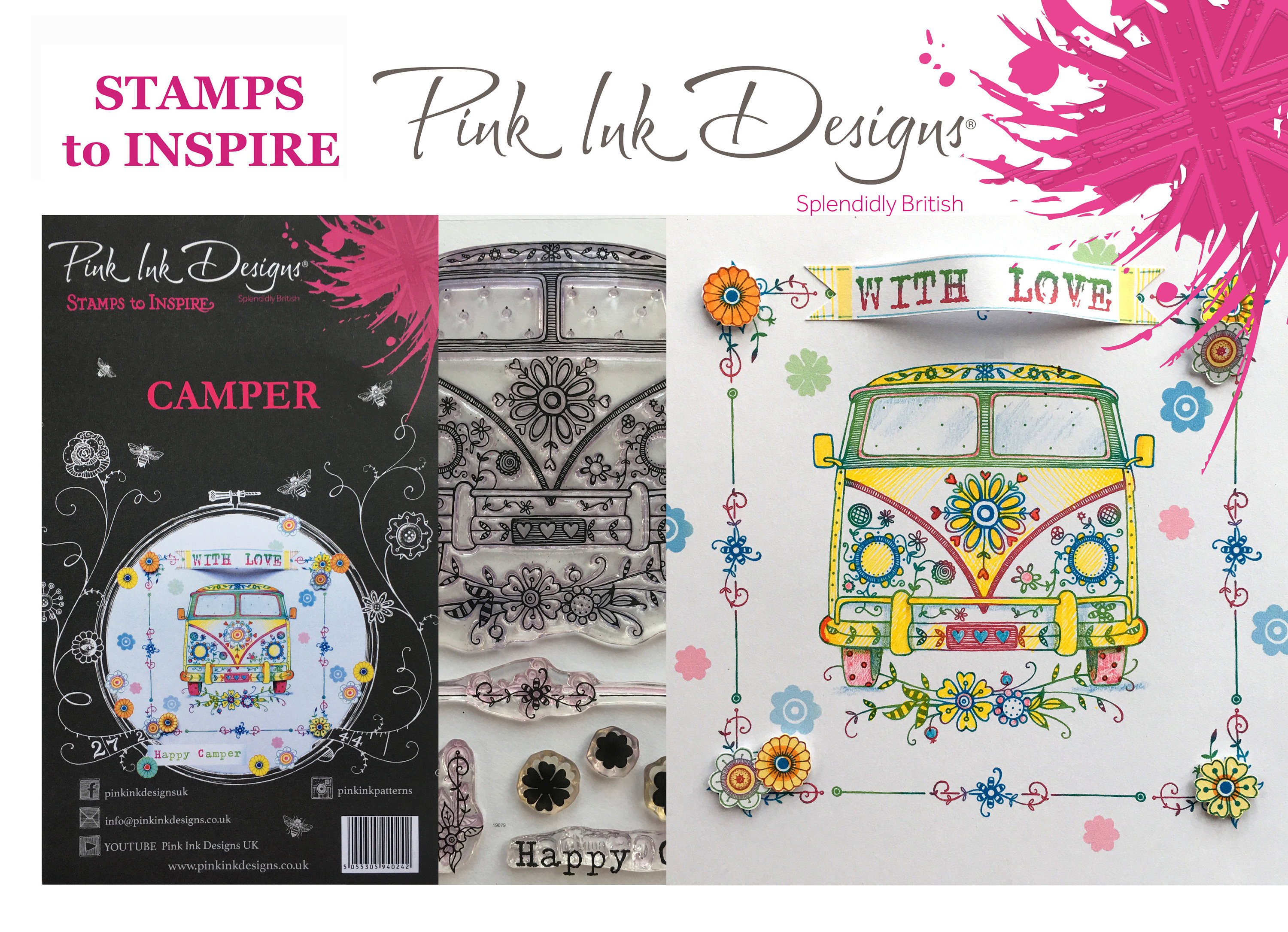 Camper - A6 Clear Stamp