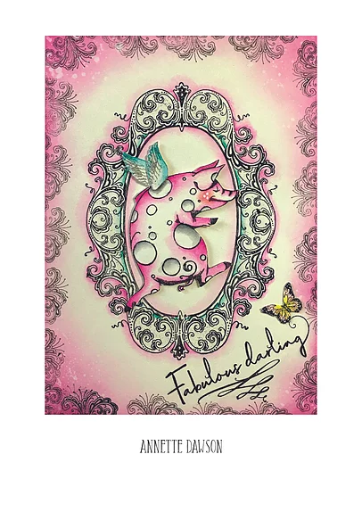 Decadance - A5 Clear Stamp