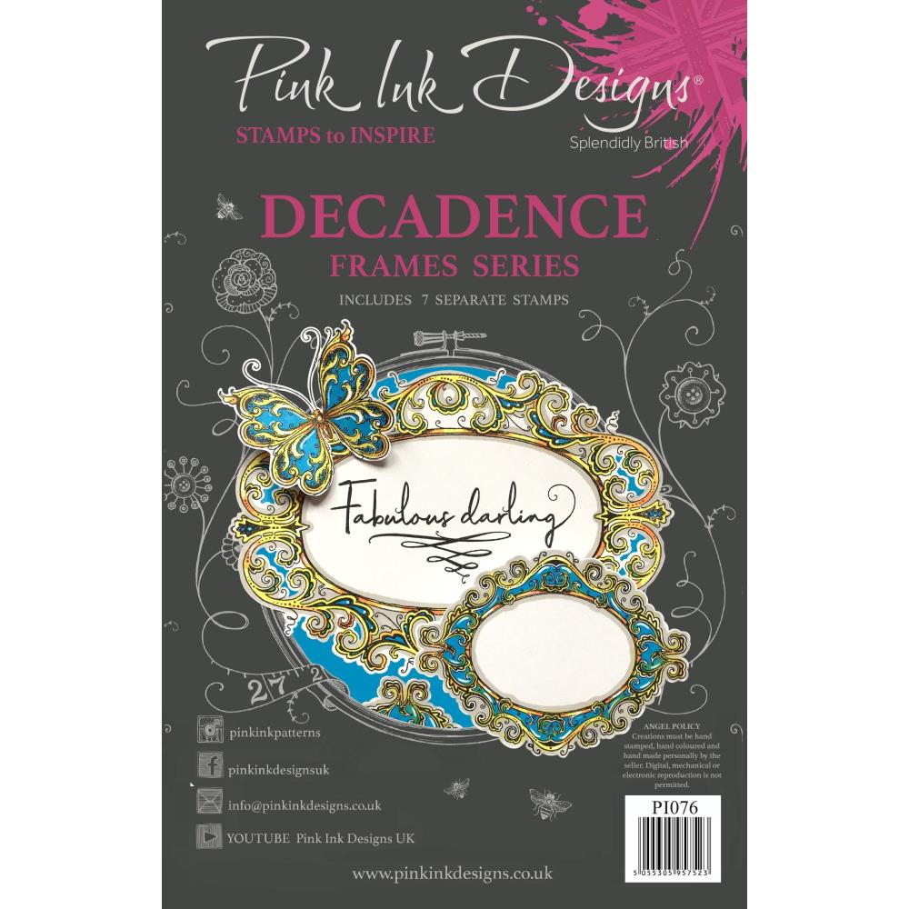Decadance - A5 Clear Stamp