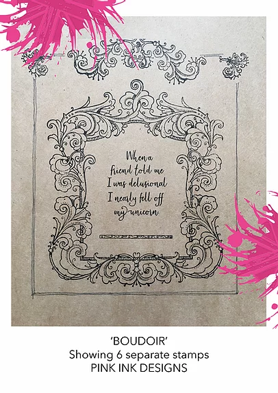 Boudoir - A5 Clear Stamp