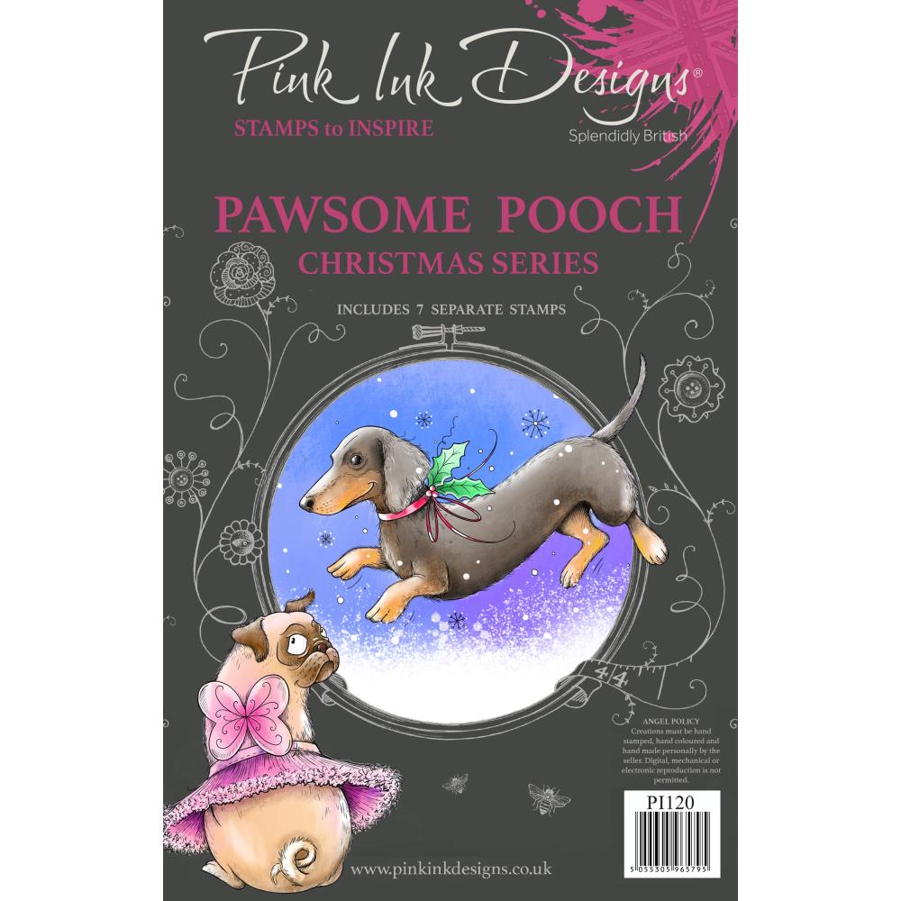Pawsome Pooch - Christmas Clear Stamp Set