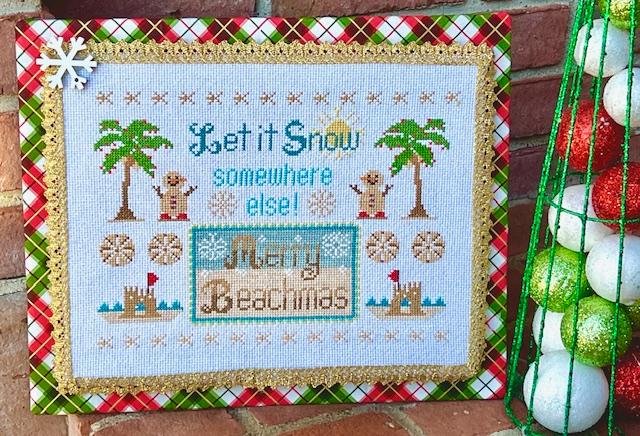 Merry Beachmas - Christmas Cross Stitch Pattern