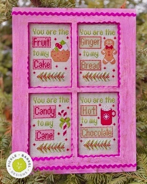 Candy Cane Christmas 4-Pack - Cross Stitch Pattern