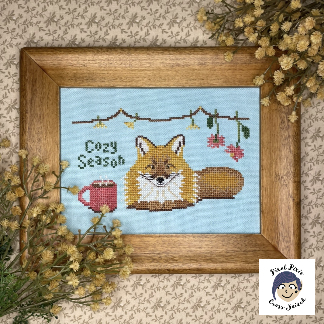 Cozy Fox - Cross Stitch Pattern