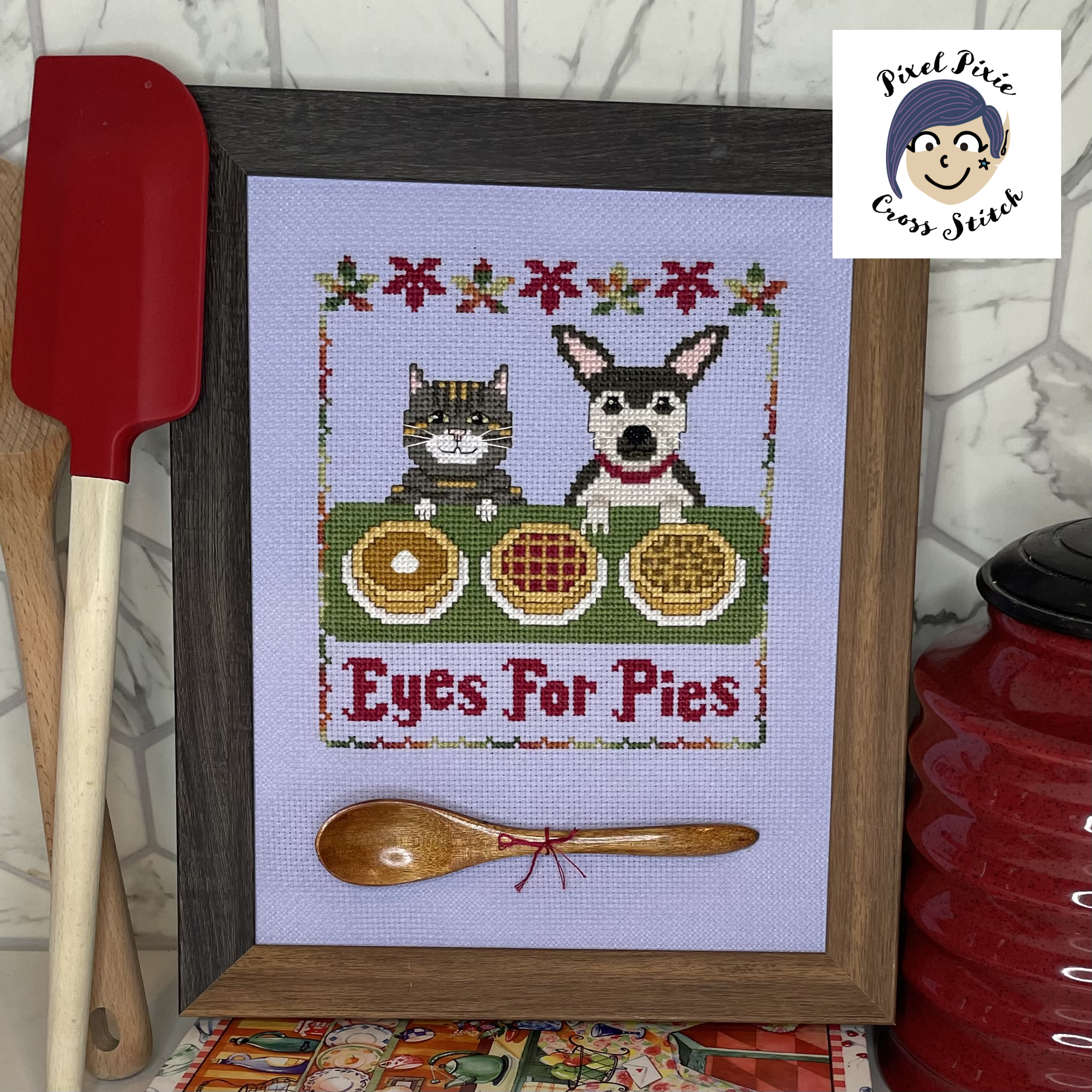 Eyes For Pies - Cross Stitch Pattern
