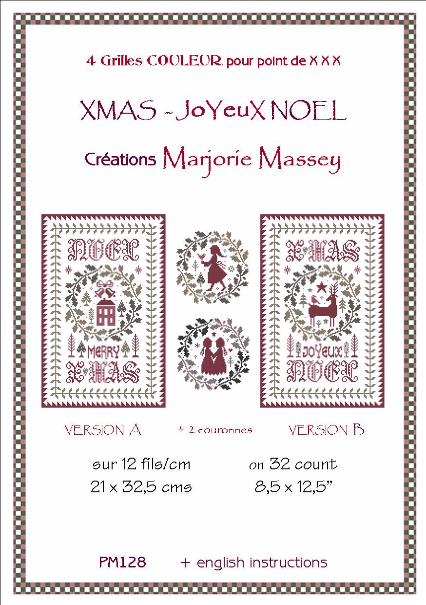 Xmas Joyeux Noel - Cross Stitch Pattern