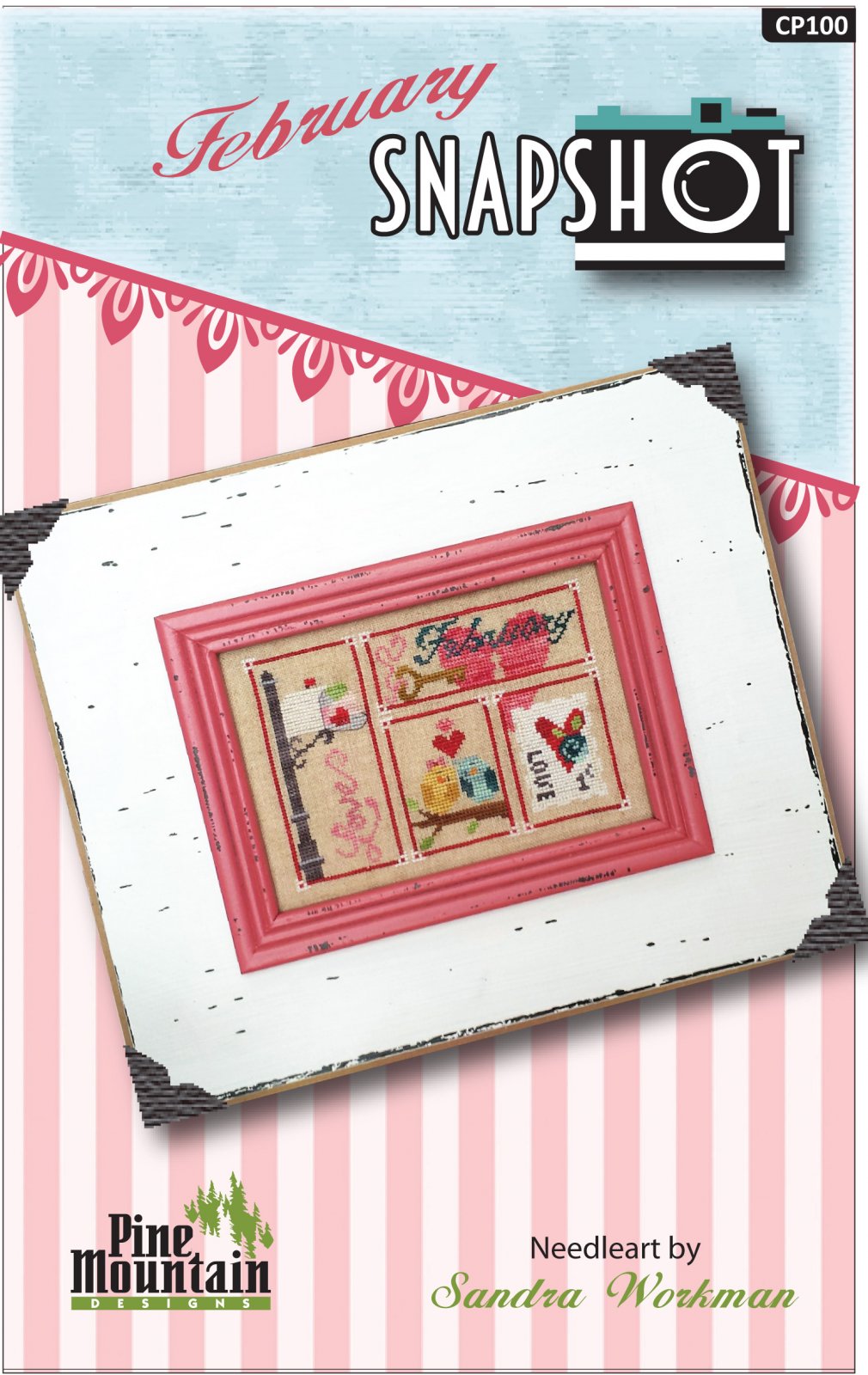 February Snapshot - Cross Stitch Pattern
