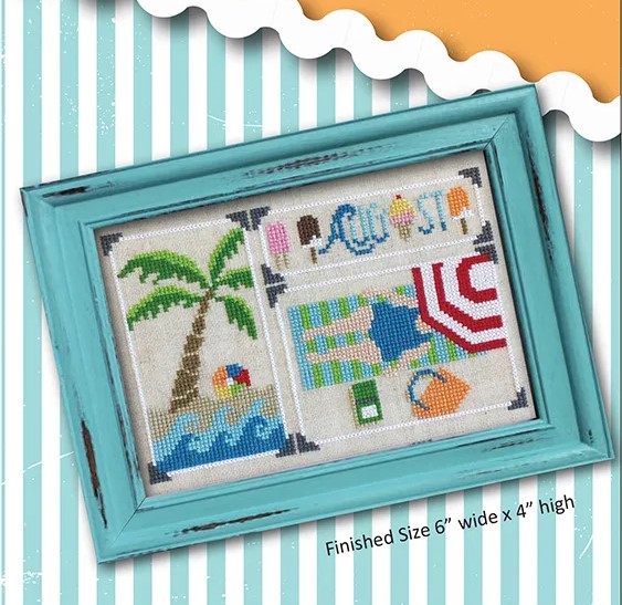 August Snapshot - Cross Stitch Pattern