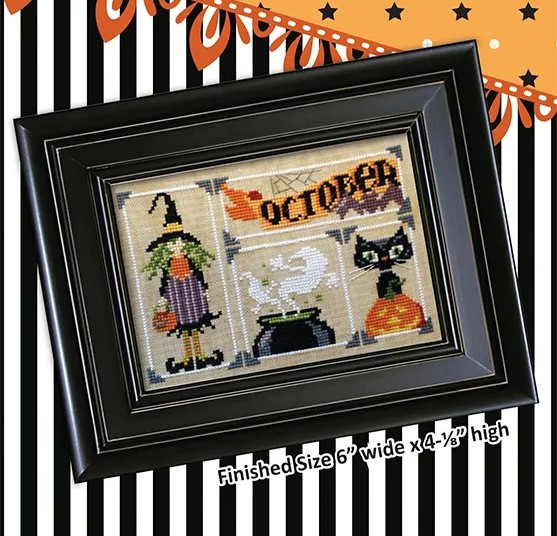 October Snapshot - Cross Stitch Pattern