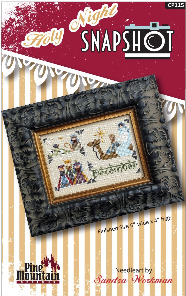 Holy Night Snapshot - Christmas Cross Stitch Pattern