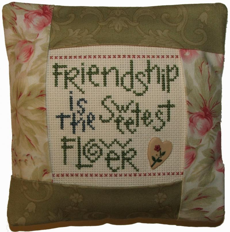 Friendship Pillow Kit - Cross Stitch Kit