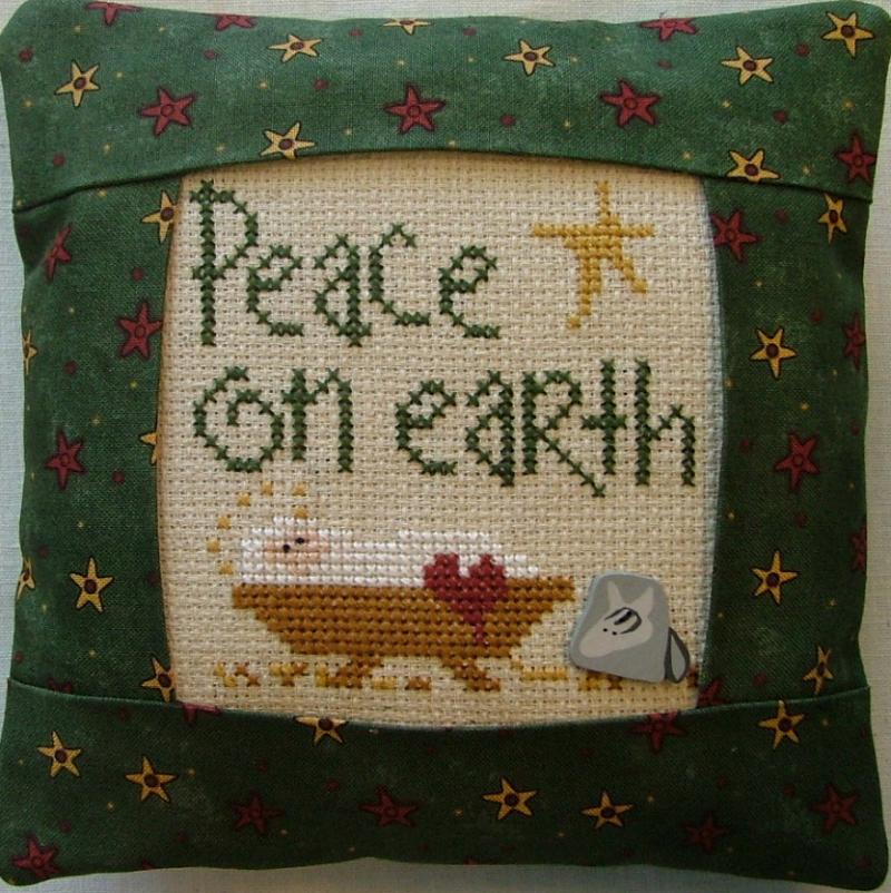 Peace on Earth Pillow Kit - Cross Stitch Kit