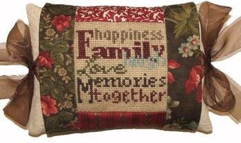 Family Tie One On Pillow - Cross Stitch Kit