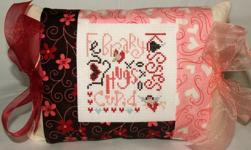 February Expressions Pillow - Cross Stitch Kit