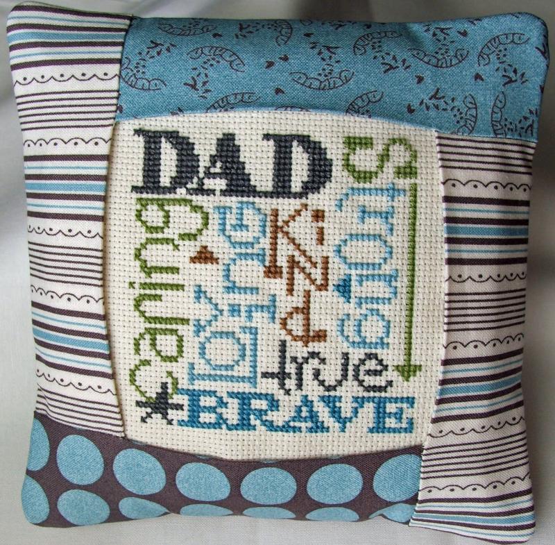 My Dad Pillow Kit - Cross Stitch Kit