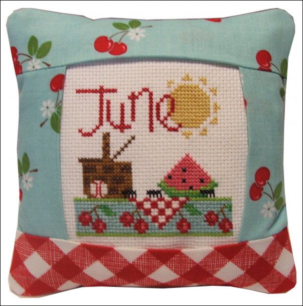 June 2011 Small Pillow Kit - Cross Stitch Kit
