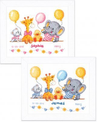 Baby Shower - Cross Stitch Kit