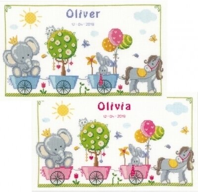 Cute Animal Parade - Cross Stitch Kit