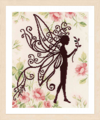 Flower Fairy Silhouette - Cross Stitch Kit