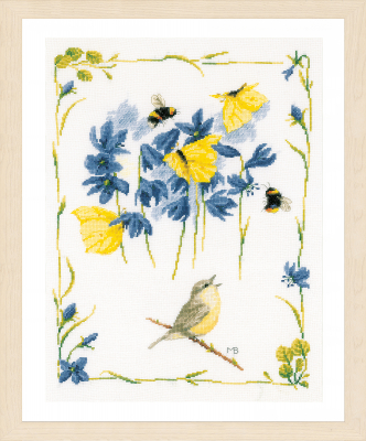 Chirping Chiffchaff - Cross Stitch Kit