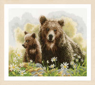 Bears In The Woods - Cross Stitch Kit