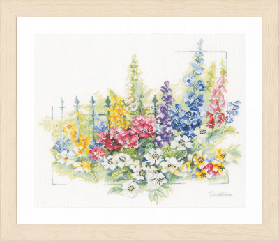 Flower Explosion - Evenweave - Cross Stitch Kit