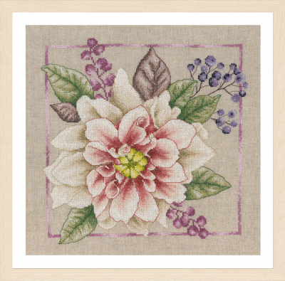 Blooming White - Cross Stitch Kit