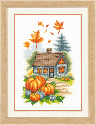 Autumn Cottage - Cross Stitch Kit