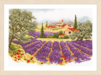 Lavender Landscape - Cross Stitch Kit