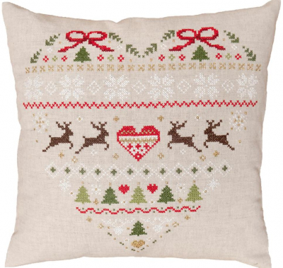 Christmas Pillow - Embroidery Kit