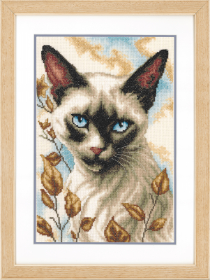 Siamese Cat - Cross Stitch Kit