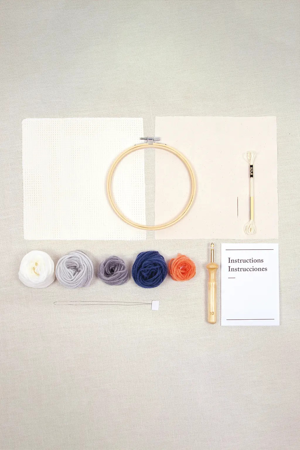 The Mountain Meditation - Punch Needle Kit