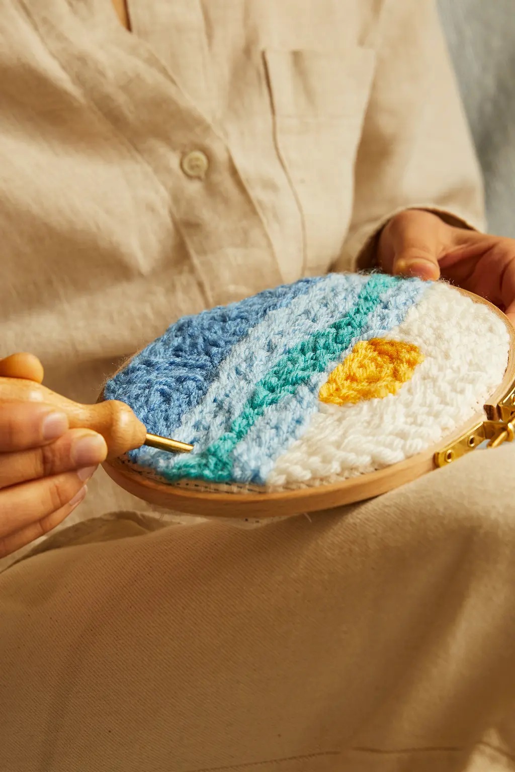 The Ocean Meditation - Punch Needle Kit