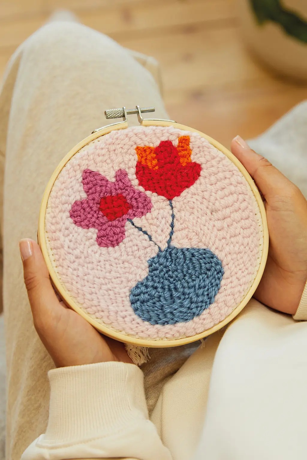 Gentle Flowers - Punch Needle Kit