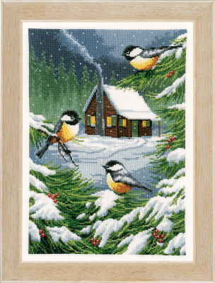 Winter Scene - Cross Stitch KIt