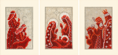 Bible Story Greeting Cards - Set of 3 - Cross Stitch Kit
