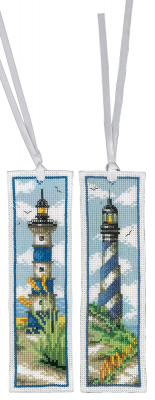 Lighthouses Bookmark (Set of 2) - Cross Stitch Kit