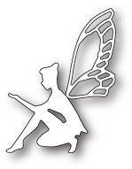 Poppystamps Thoughtful Faerie Die
